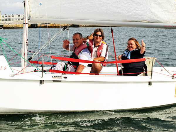 Sailng is one of the different sports that is offered by Handitur.