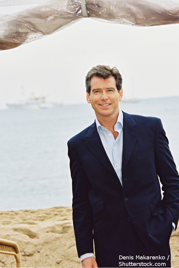 Pierce Brosnan relaxed already in Puerto Andratx.