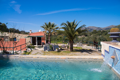 Swim some lanes in the beautiful pool.